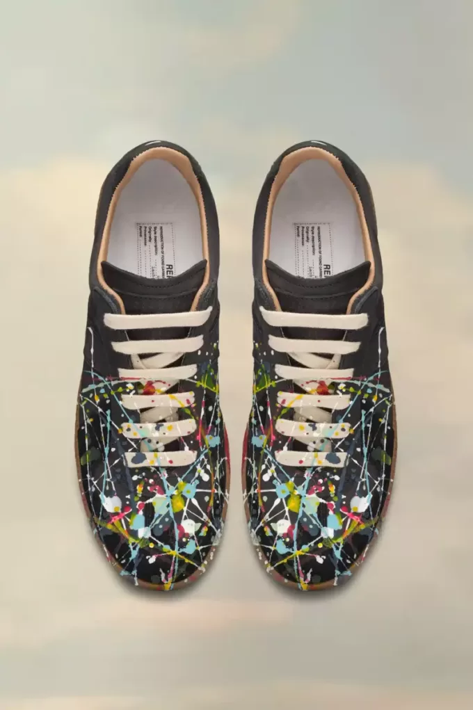 Sneakers replica di vernice Sneakers replica di vernice