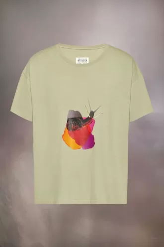 T-shirt con lumaca Maison Margiela T-shirt con lumaca Maison Margiela