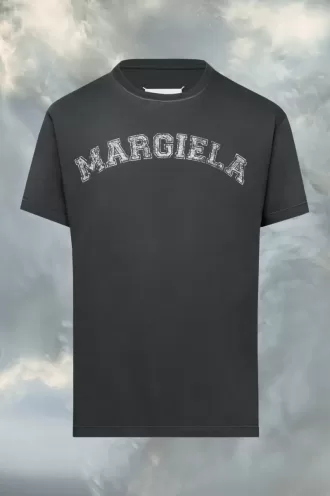 T-shirt in jersey di cotone con logo