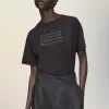 T-shirt in jersey di cotone con numeri T-shirt in jersey di cotone con numeri