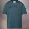 T-shirt in jersey pesante con logo T-shirt in jersey pesante con logo