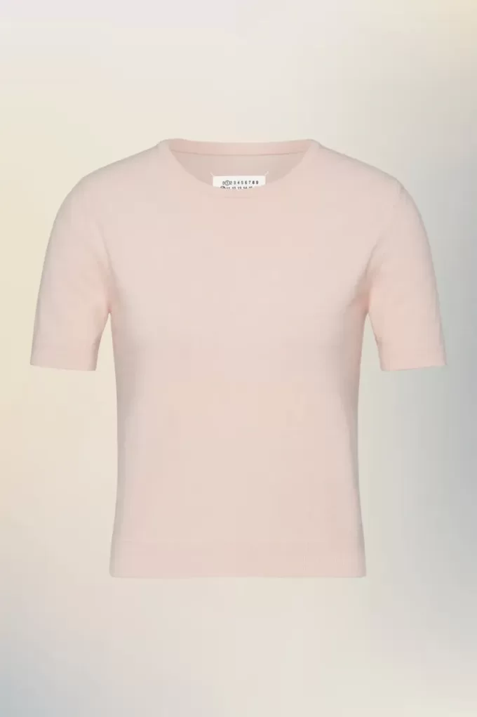 Top in maglia girocollo Maison Margiela Top in maglia girocollo Maison Margiela