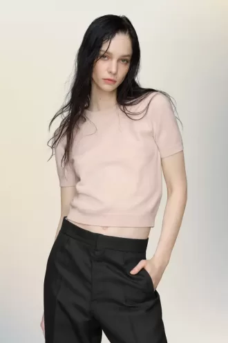 Top in maglia girocollo Maison Margiela
