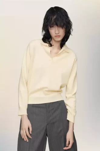 Top in maglia Polo Maison Margiela