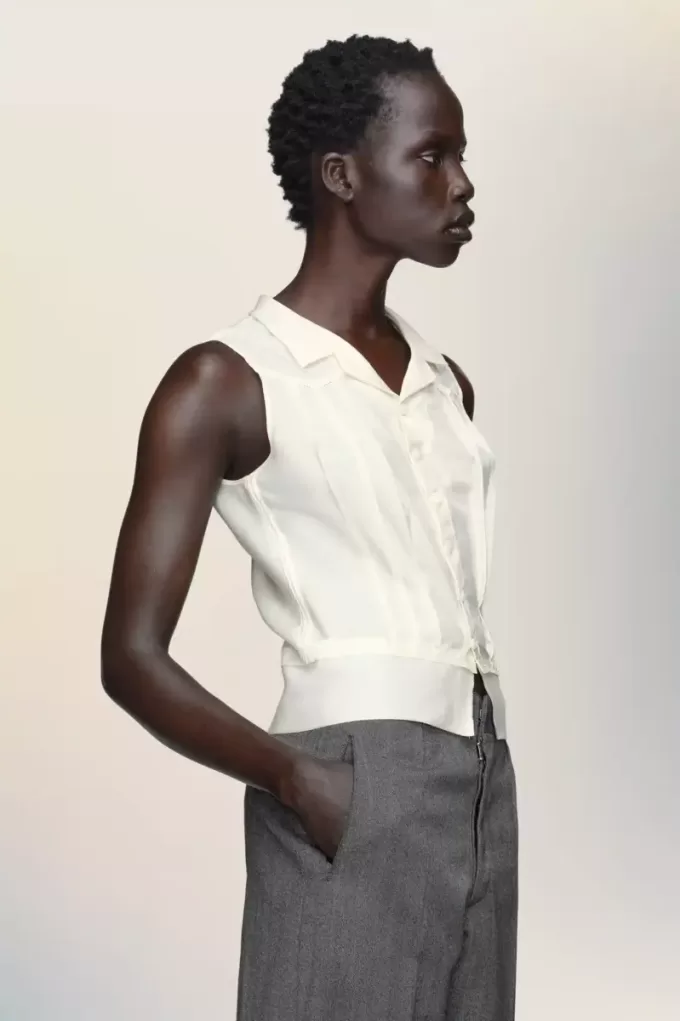 Top in seta Maison Margiela Top in seta Maison Margiela