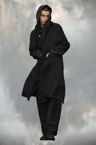 Trench color pesca Maison Margiela